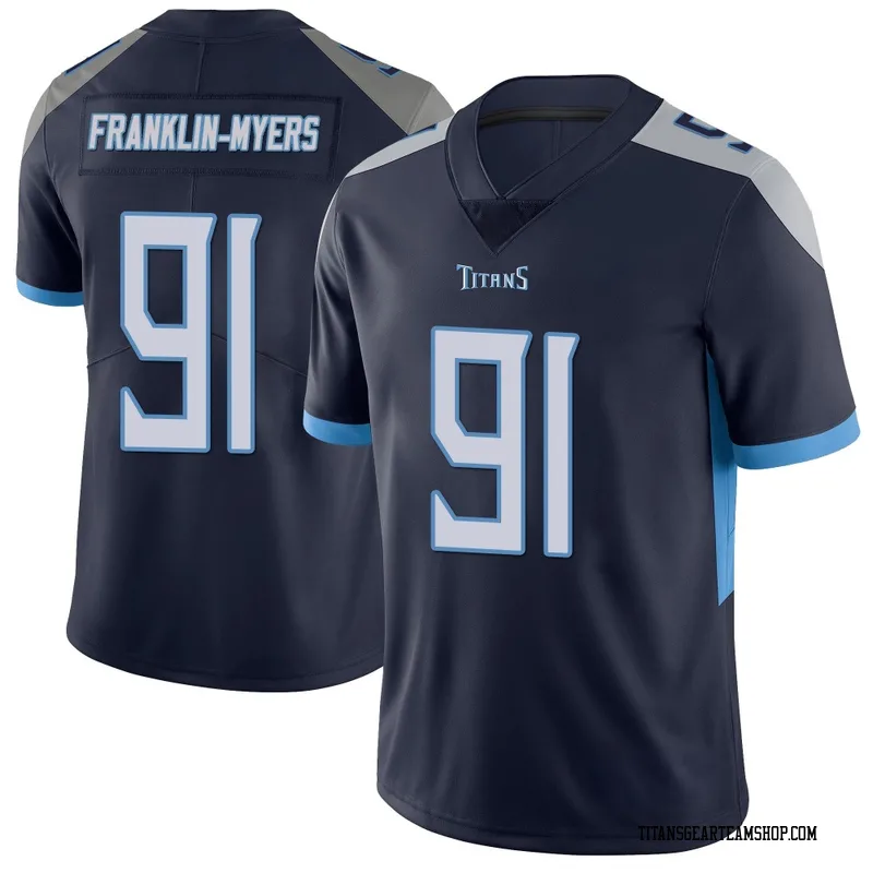 Youth John Franklin-Myers Tennessee Titans Nike Limited Vapor Untouchable Jersey - Navy