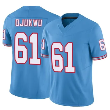 Youth John Ojukwu Tennessee Titans Nike Limited Vapor F.U.S.E. Jersey - Light Blue