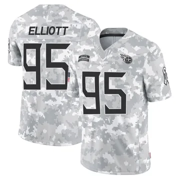 Youth Jordan Elliott Tennessee Titans Nike Limited 2024 Salute to Service Jersey - Arctic Camo