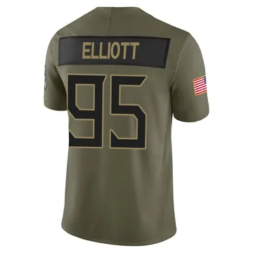 Youth Jordan Elliott Tennessee Titans Nike Limited 2025 Salute to Service Jersey - Olive
