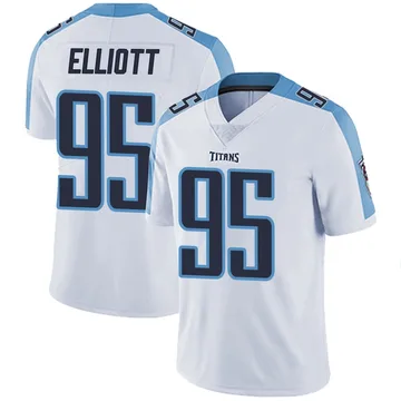 Youth Jordan Elliott Tennessee Titans Nike Limited Vapor Untouchable Jersey - White