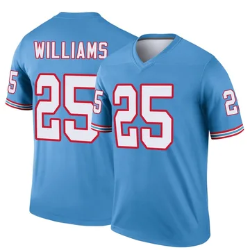 Youth Joshua Williams Tennessee Titans Nike Legend Oilers Throwback Jersey - Light Blue