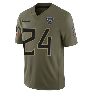 Youth Joshuah Bledsoe Tennessee Titans Nike Limited 2025 Salute to Service Jersey - Olive