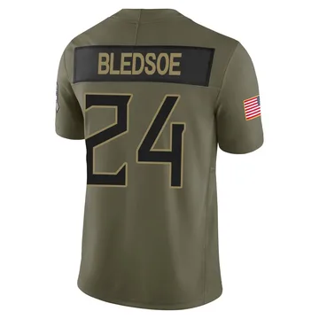 Youth Joshuah Bledsoe Tennessee Titans Nike Limited 2025 Salute to Service Jersey - Olive