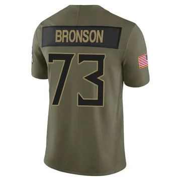 Youth Josiah Bronson Tennessee Titans Nike Limited 2025 Salute to Service Jersey - Olive