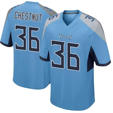 Youth Julius Chestnut Tennessee Titans Nike Game Jersey - Light Blue