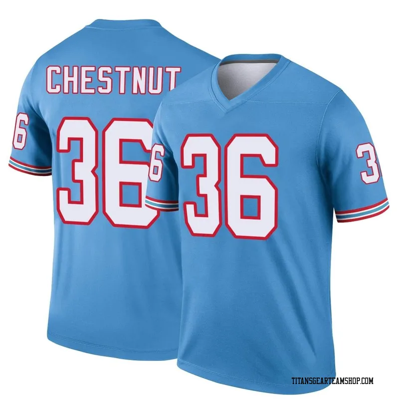 Youth Julius Chestnut Tennessee Titans Nike Legend Oilers Throwback Jersey - Light Blue