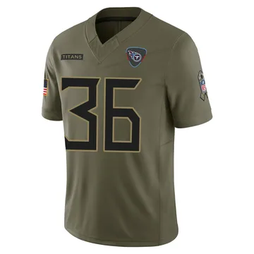 Youth Julius Chestnut Tennessee Titans Nike Limited 2025 Salute to Service Jersey - Olive