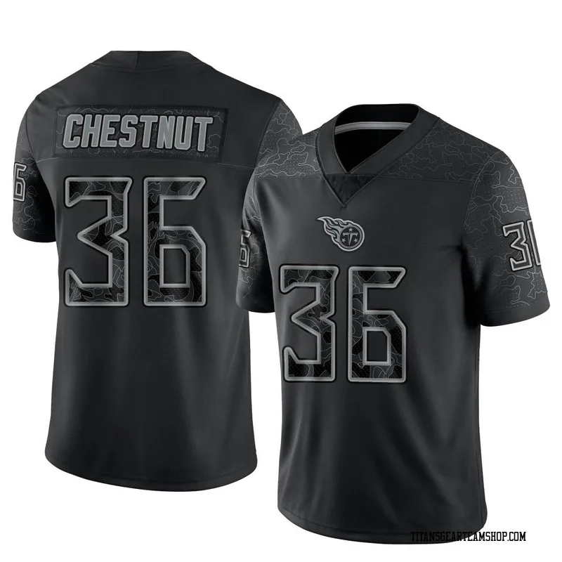 Youth Julius Chestnut Tennessee Titans Nike Limited Reflective Jersey - Black