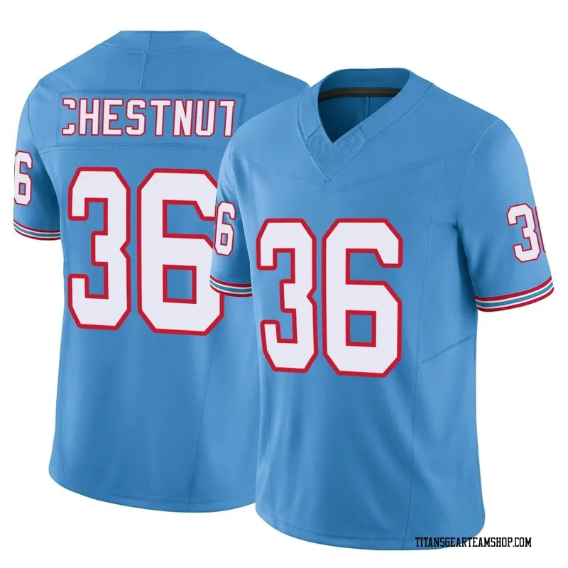 Youth Julius Chestnut Tennessee Titans Nike Limited Vapor F.U.S.E. Jersey - Light Blue
