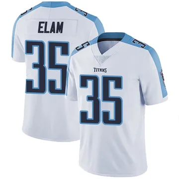 Youth Kaiir Elam Tennessee Titans Nike Limited Vapor Untouchable Jersey - White