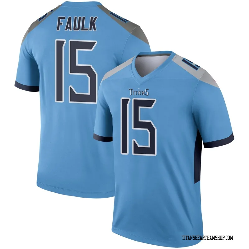 Youth Keldric Faulk Tennessee Titans Nike Legend Jersey - Light Blue