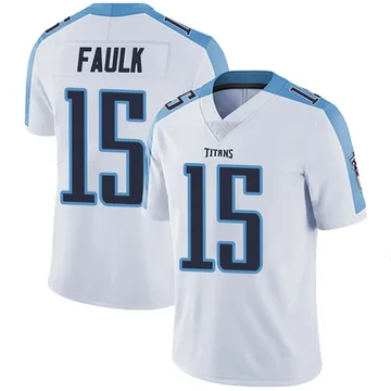 Youth Keldric Faulk Tennessee Titans Nike Limited Vapor Untouchable Jersey - White