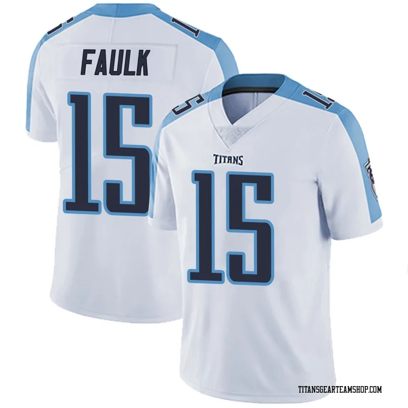 Youth Keldric Faulk Tennessee Titans Nike Limited Vapor Untouchable Jersey - White