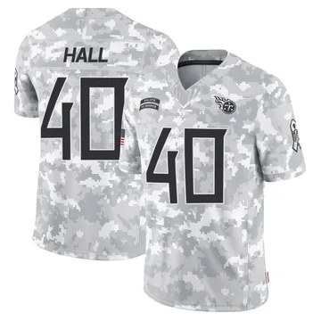 Youth Kemon Hall Tennessee Titans Nike Limited 2024 Salute to Service Jersey - Arctic Camo