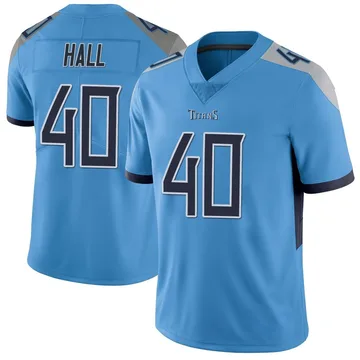 Youth Kemon Hall Tennessee Titans Nike Limited Vapor Untouchable Jersey - Light Blue