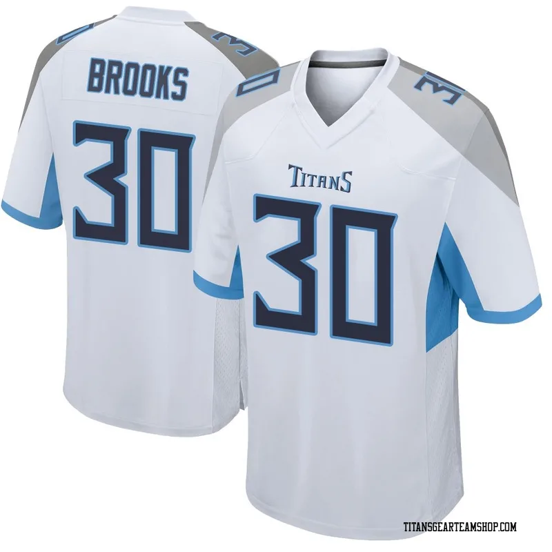 Youth Kendell Brooks Tennessee Titans Nike Game Jersey - White