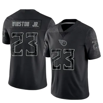 Youth Kevin Winston Jr. Tennessee Titans Nike Limited Reflective Jersey - Black