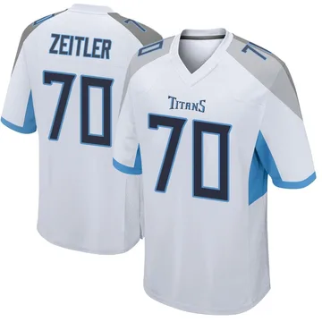 Youth Kevin Zeitler Tennessee Titans Nike Game Jersey - White