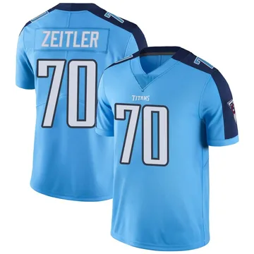 Youth Kevin Zeitler Tennessee Titans Nike Limited Color Rush Jersey - Light Blue