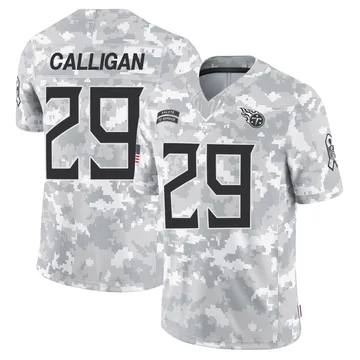Youth Keydrain Calligan Tennessee Titans Nike Limited 2024 Salute to Service Jersey - Arctic Camo