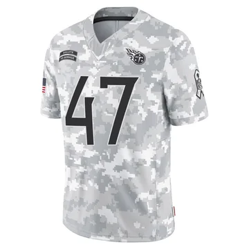 Youth Khalid Duke Tennessee Titans Nike Limited 2024 Salute to Service Jersey - Arctic Camo