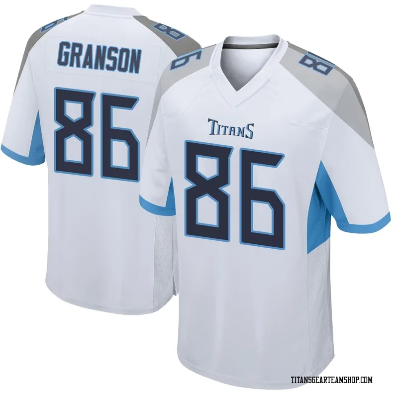 Youth Kylen Granson Tennessee Titans Nike Game Jersey - White