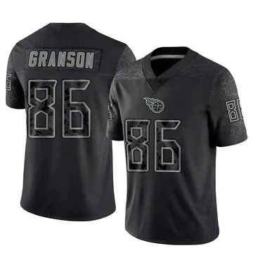 Youth Kylen Granson Tennessee Titans Nike Limited Reflective Jersey - Black