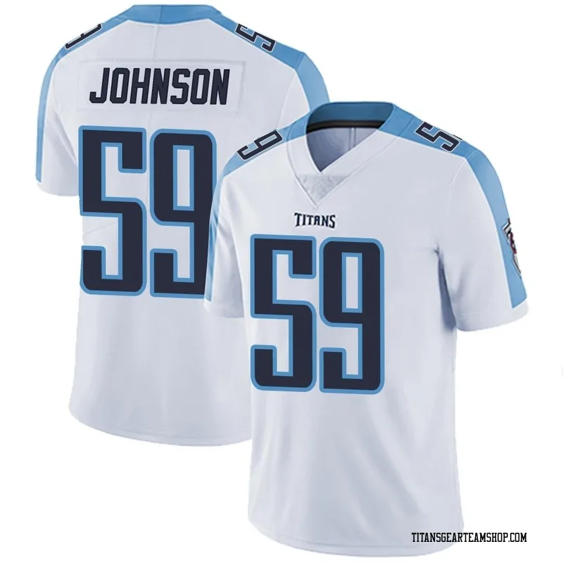 Youth Kyron Johnson Tennessee Titans Nike Limited Vapor Untouchable Jersey - White