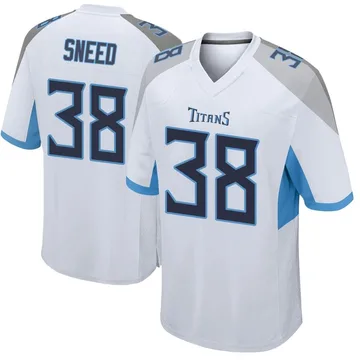 Youth L'Jarius Sneed Tennessee Titans Nike Game Jersey - White