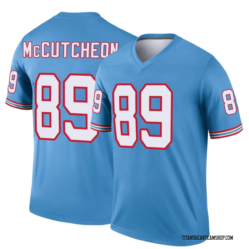 Youth Lance McCutcheon Tennessee Titans Nike Legend Oilers Throwback Jersey - Light Blue