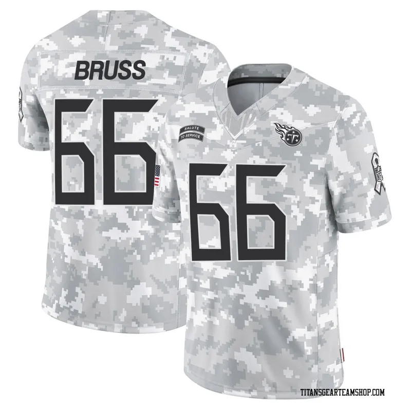 Youth Logan Bruss Tennessee Titans Nike Limited 2024 Salute to Service Jersey - Arctic Camo