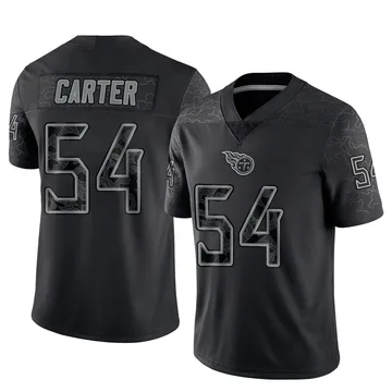 Youth Lorenzo Carter Tennessee Titans Nike Limited Reflective Jersey - Black