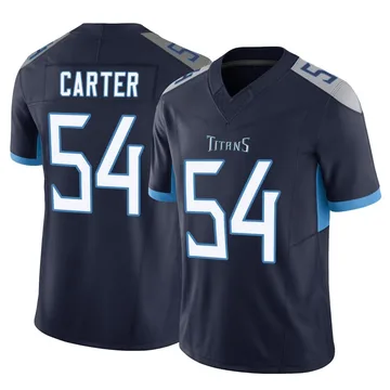 Youth Lorenzo Carter Tennessee Titans Nike Limited Vapor F.U.S.E. Jersey - Navy