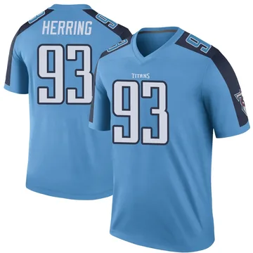 Youth Malik Herring Tennessee Titans Nike Legend Color Rush Jersey - Light Blue