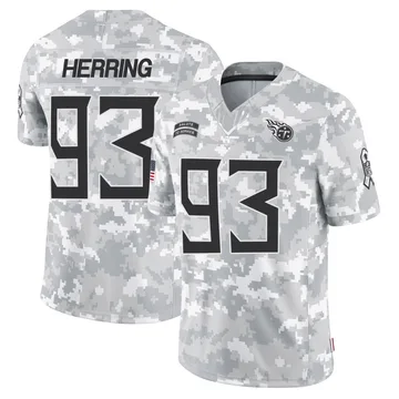 Youth Malik Herring Tennessee Titans Nike Limited 2024 Salute to Service Jersey - Arctic Camo