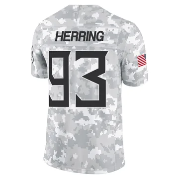 Youth Malik Herring Tennessee Titans Nike Limited 2024 Salute to Service Jersey - Arctic Camo