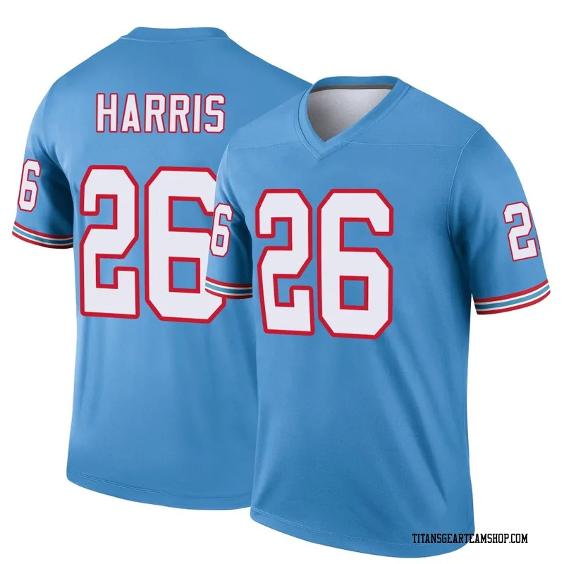 Youth Marcus Harris Tennessee Titans Nike Legend Oilers Throwback Jersey - Light Blue
