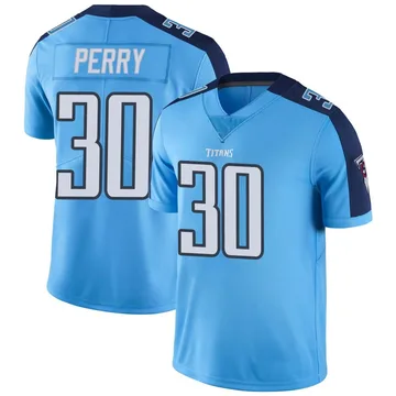 Youth Mark Perry Tennessee Titans Nike Limited Color Rush Jersey - Light Blue