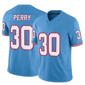 Youth Mark Perry Tennessee Titans Nike Limited Vapor F.U.S.E. Jersey - Light Blue
