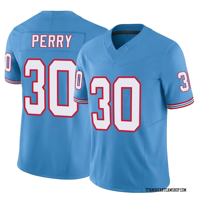 Youth Mark Perry Tennessee Titans Nike Limited Vapor F.U.S.E. Jersey - Light Blue