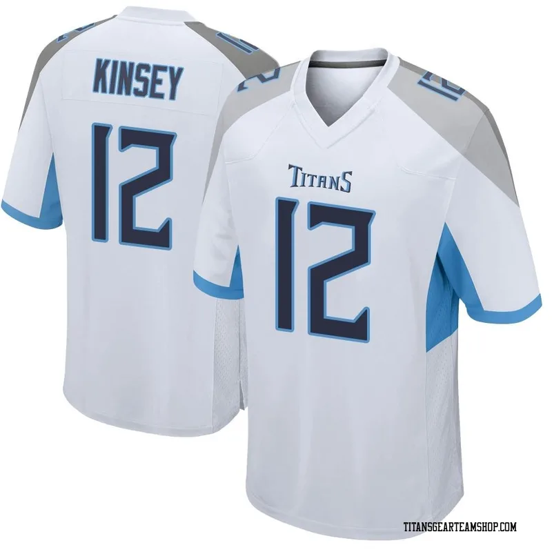 Youth Mason Kinsey Tennessee Titans Nike Game Jersey - White