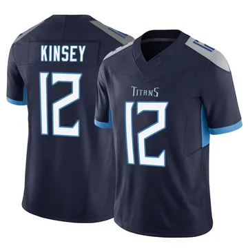 Youth Mason Kinsey Tennessee Titans Nike Limited Vapor F.U.S.E. Jersey - Navy