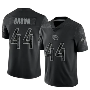 Youth Mike Brown Tennessee Titans Nike Limited Reflective Jersey - Black