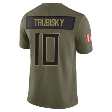 Youth Mitchell Trubisky Tennessee Titans Nike Limited 2025 Salute to Service Jersey - Olive