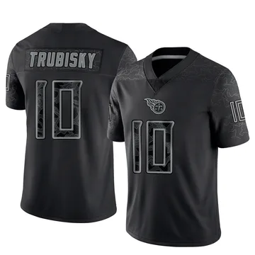 Youth Mitchell Trubisky Tennessee Titans Nike Limited Reflective Jersey - Black
