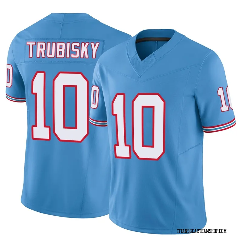 Youth Mitchell Trubisky Tennessee Titans Nike Limited Vapor F.U.S.E. Jersey - Light Blue