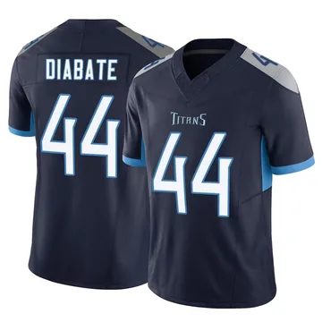 Youth Mohamoud Diabate Tennessee Titans Nike Limited Vapor F.U.S.E. Jersey - Navy