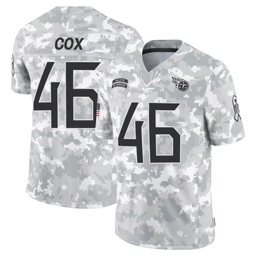 Youth Morgan Cox Tennessee Titans Nike Limited 2024 Salute to Service Jersey - Arctic Camo