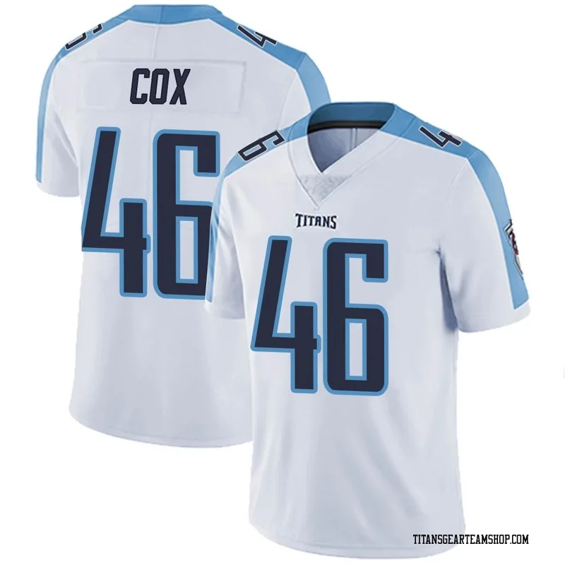 Youth Morgan Cox Tennessee Titans Nike Limited Vapor Untouchable Jersey - White